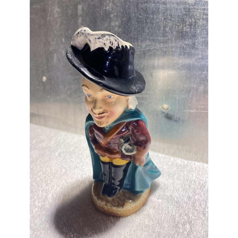 Burlington Ware Cavalier Toby Mug Made In England 7" Tall  - Vintage